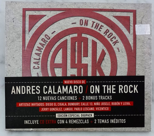 Andres Calamaro Cd On The Rock Sellado