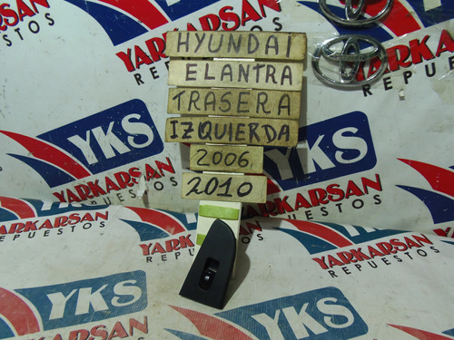 Botonera Trasera Izquierda Hyundai Elantra 2006-2010