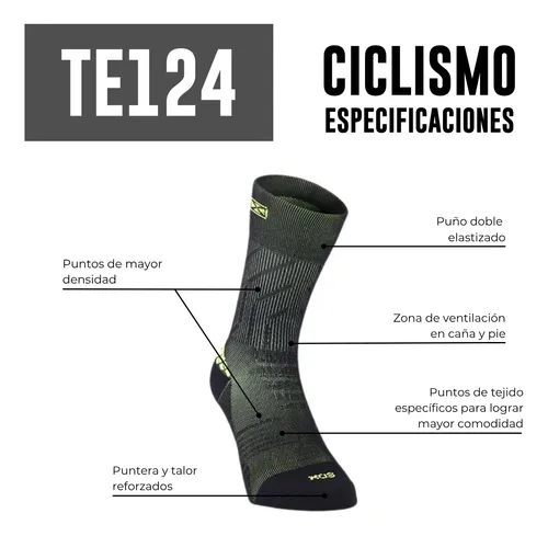 Medias Sox Original Compresion Ciclismo Adultos Te124