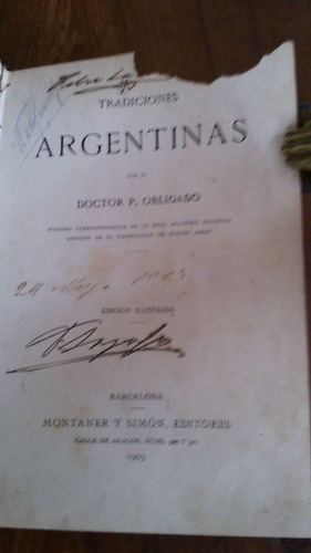 Tradiciones Argentinas - Doctor P. Obligado