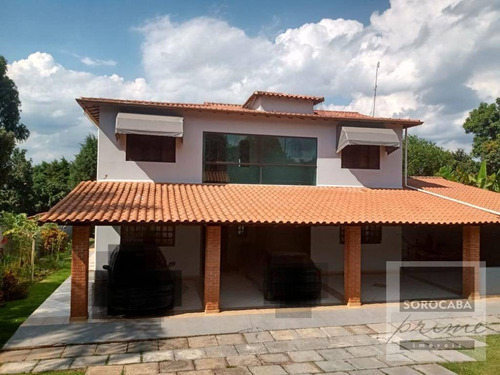 Imagem 1 de 9 de Chácara Com 4 Dormitórios À Venda, 1080 M² Por R$ 650.000 - Residencial Alvorada - Araçoiaba Da Serra/sp - Ch0014