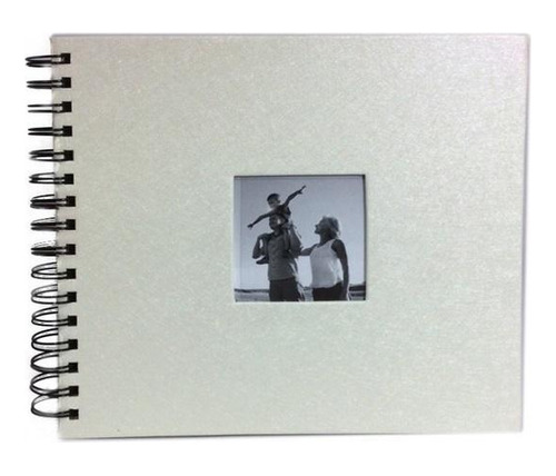 Álbum De Fotos Scrapbook Livro De Assinaturas Médio - Branco