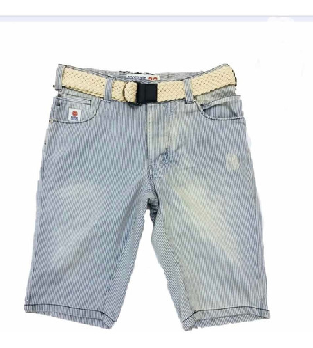 Bermudas 100% Algodón Roosevelt Original Semi Slim