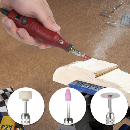 Mini Amoladora Rotativa De 12 V, Variable, 24 Accesorios