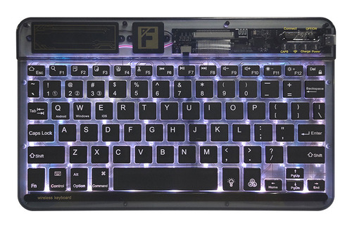 Teclado Español Iluminado Para Tablet,laptop,smartphone,pc