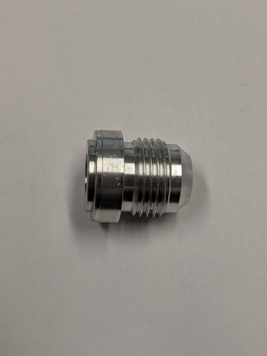 10an Male Weld Bung Fitting Bare Aluminum