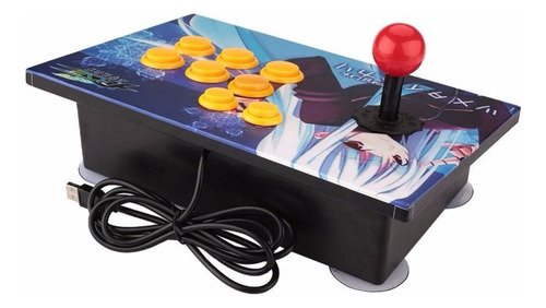 \/ Usb Arcade Fighting Joystick Controlador De Juego Para
