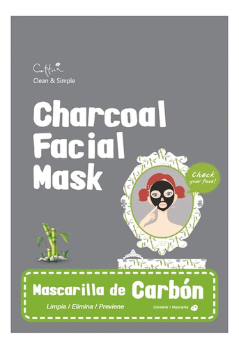 Mascarilla Carbon Cettua X 1und