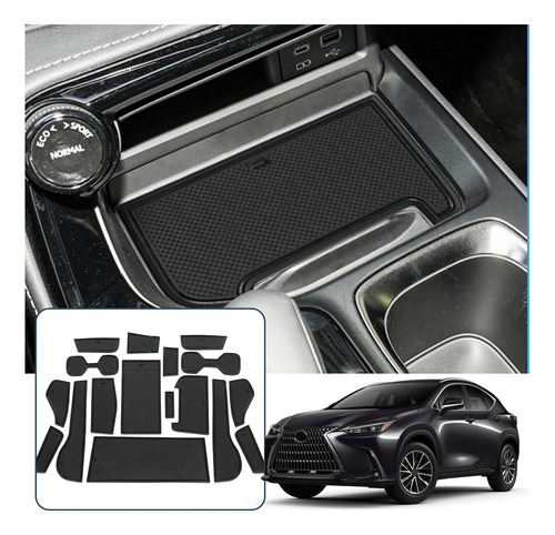 Alfombrillas Con Ranura Para Puerta Para Lexus Nx 2022-2024,