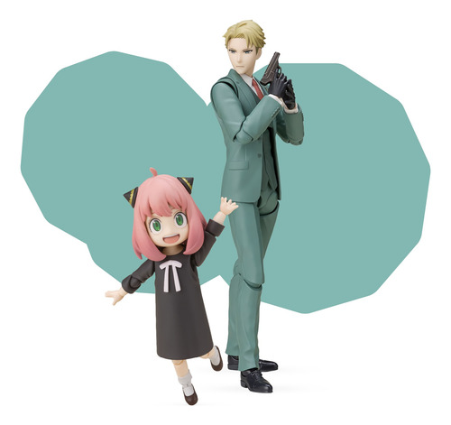 Set S.h. Figuarts Spy X Family Loid Y Anya Forger Disponible