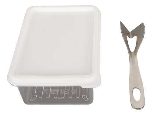Cortadora De Acero Inoxidable Con Tapa Sellada Butter Keeper