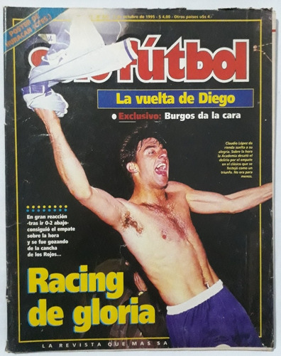 Revista Solo Futbol 537 - Racing Independiente 1995 Fs