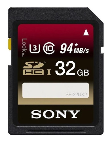 Tarjeta De Memoria Sony 32gb V30 Uhs I- &#9314; Card Clase 1