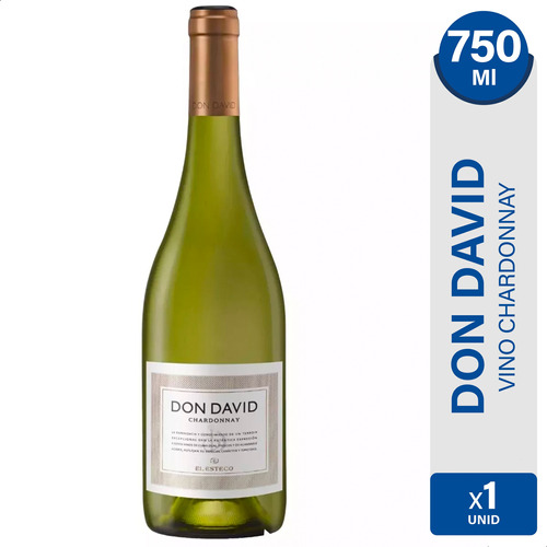 Vino Blanco Don David Chardonnay El Esteco - 01mercado