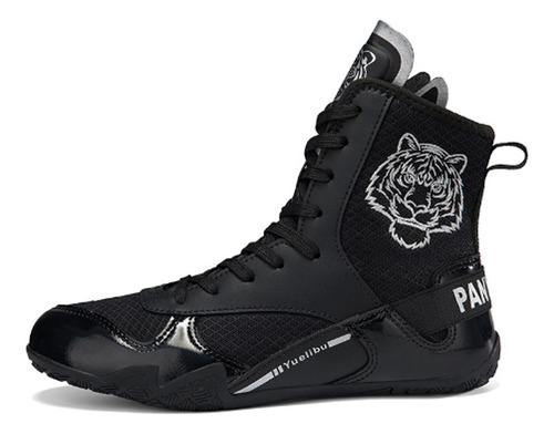 Botas Boxeo Caña Alta, Zapatos Entrenamiento Boxeo Flexibles