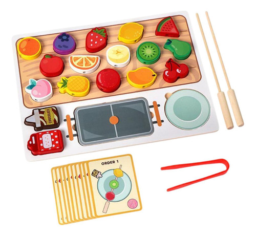 Juego De Juguetes De Cocina De Madera Con Forma De
