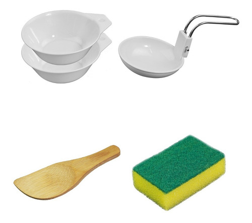 Marmita Aluminio Set Cocina Camping Con Funda 2 Personas