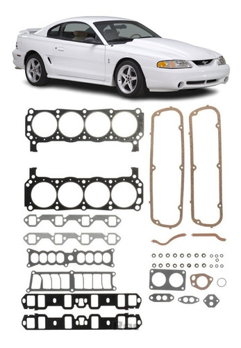 Jogo Juntas Superior Cabeçote Ford Mustang 5.0 V8 Gasolina