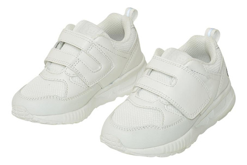 Zapatilla Escolar Unisex Blanco Pillin (pzv94bco)