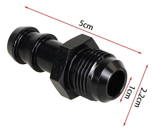 2 Conector De Línea De Combustible De 8 An Macho A 1/2 \\\ ,