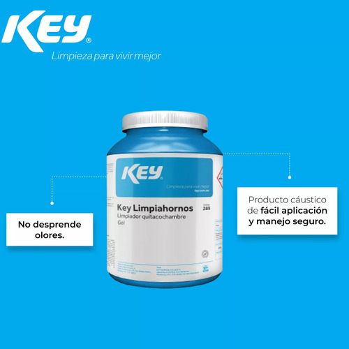 KEY Limpiahornos Limpiador Quitacochambre En Gel