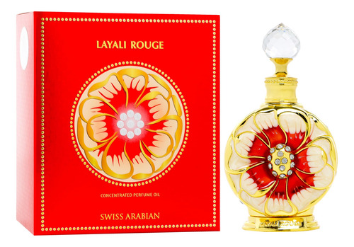 Aceite De Perfume Swiss Arabian Layali Rouge 15 Ml Seductor