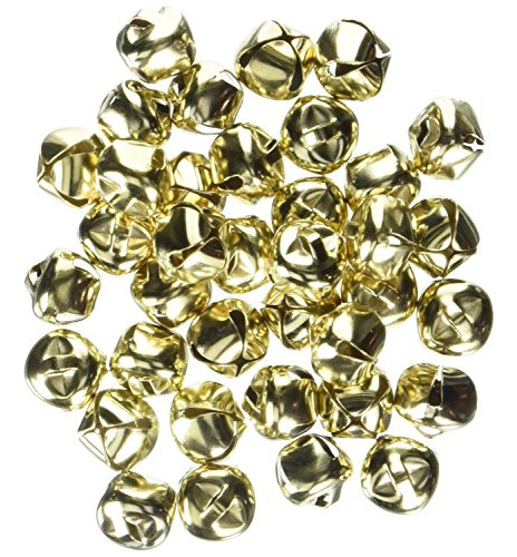 Holiday Jingle Bells Gold 1 2 Inch 48 Pieces 6 Pack 288...