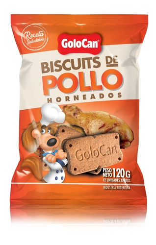 Biscuits Pollo Horneados X 120 Grs -golocan