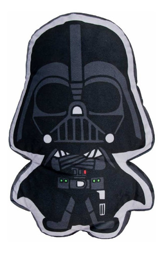 Almofada Formato Darth Vader | Decorativa | Kawaii Star Wars Cor Preto