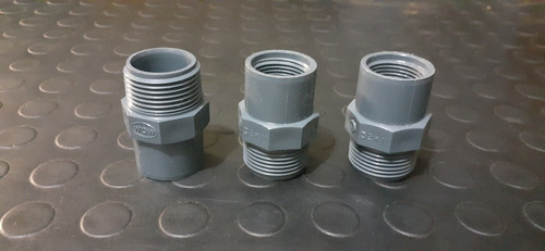 Reductor Tipo Bushing 1 X 3/4 Pvc - 1x3/4 - 3 Piezas Leer D.