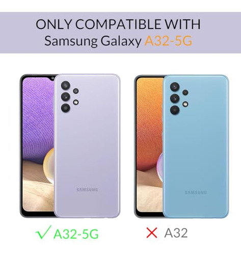 Funda Para Galaxy A32 5g Hot Rosa 6.5 PuLG Piel Sintetica