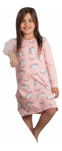 Pijama Minipromesse Camisola Unicornio Invierno Art 12415