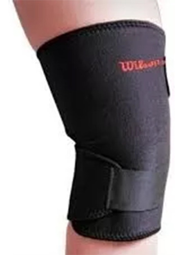 Rodillera Ortopédica Deportiva De Protección Wilson Color Negro Talla Unica