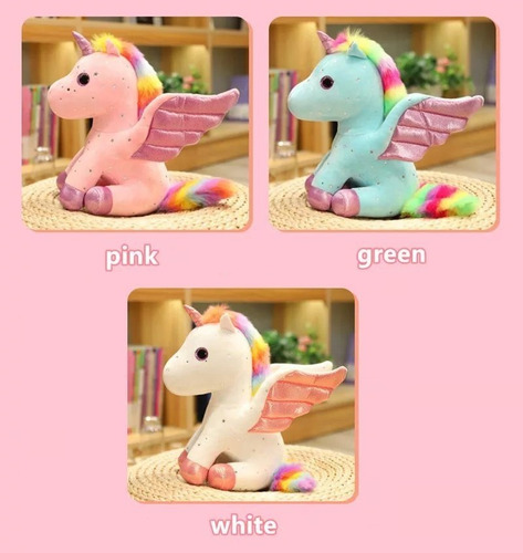 Pack 3 Juguetes Peluche De Unicornio De Felpa Peluche Kawaii