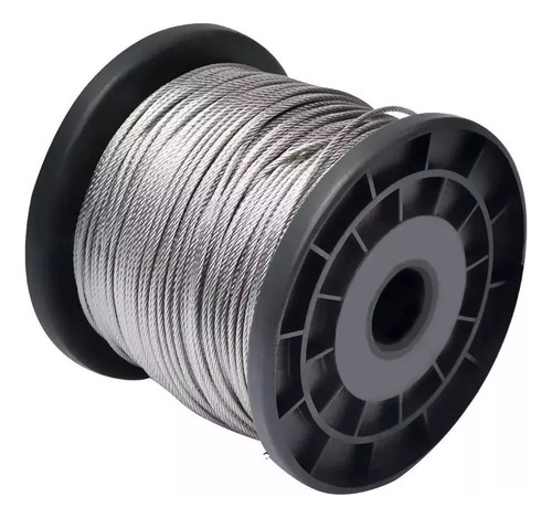 Piola Cable De Acero Galvanizado 1.2 Mm Rollo 100 Metros