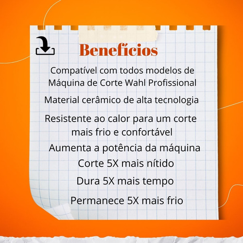 Kit Wahl de 4 cuchillas, modelos (inmediato), color blanco 110 220