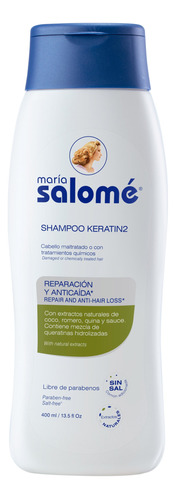 Shampoo María Salome Keratin2 Sin Sal