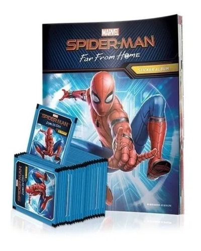 Álbum Spiderman Lejos De Casa + 100 Sobres Panini / Estampas