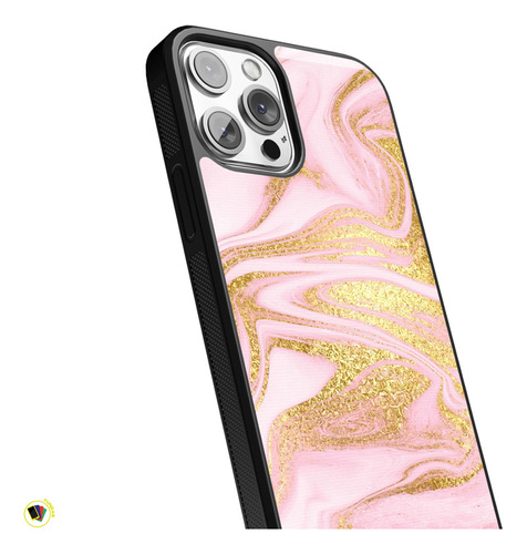 Funda Diseño Para iPhone De Tonos Y Texturas Rose Gold #9