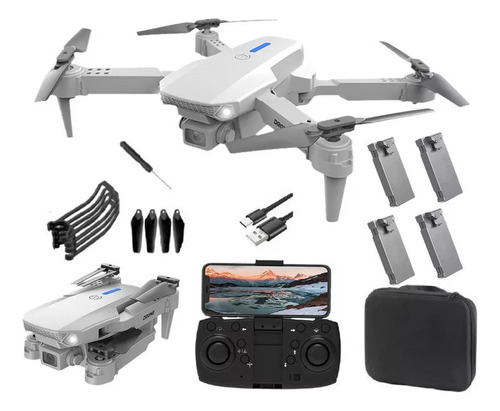 Mini Dron Profesional Con Doble Cámara Y 2 Baterías