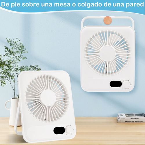Ventilador Usb Portátil Recargable Para Viaje Y Hogar