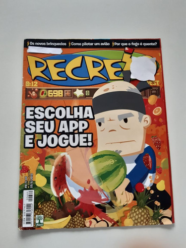 Revista Recreio Escolha Seu App E Jogue! Z132