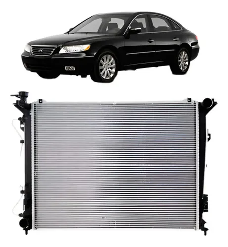 Azera Radiator Radiador Aluminio Azera 2007 2008 2009 2010 2011 3.3 V6 | Parcelamento ...