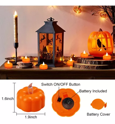 4 velas perfumadas con forma de calabaza de Acción de Gracias, velas de  calabaza de otoño, velas de calabaza naranja, velas decorativas para el  hogar