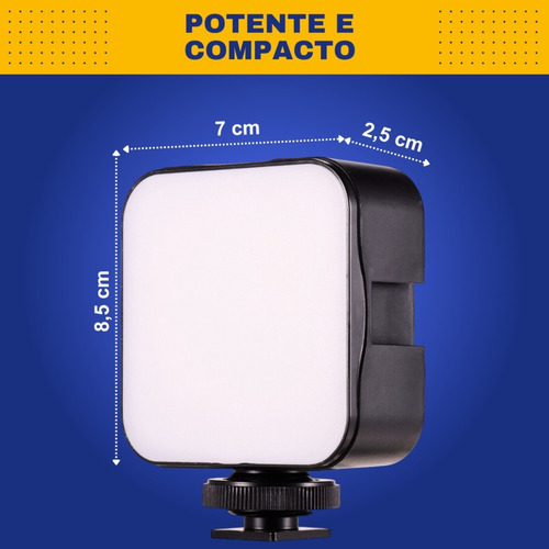 Luz Portátil Led Luminária Para Celular E Tablet