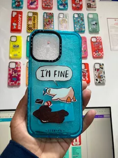 Case iPhone 7/8 I'm Fine Ssbong Azul