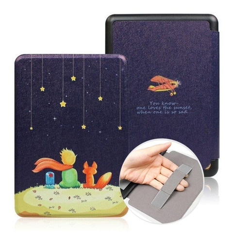 Imagen 2 de 5 de Carcasa Con Agarre Principito Kindle All New 2019