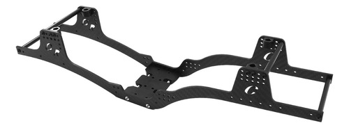 Chasis De Fibra De Carbono A Escala 1:10 Para Scx10 Negro
