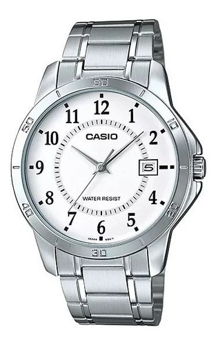 Reloj Casio Hombre Mtp-v004d-7b Metal Wr Clasico Garantia 2 Años Oficial, Casio Centro