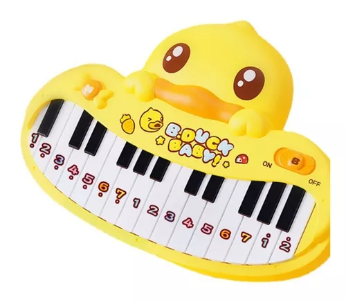 Piano Infantil Juguete Musical B-duck Amarillo Niños